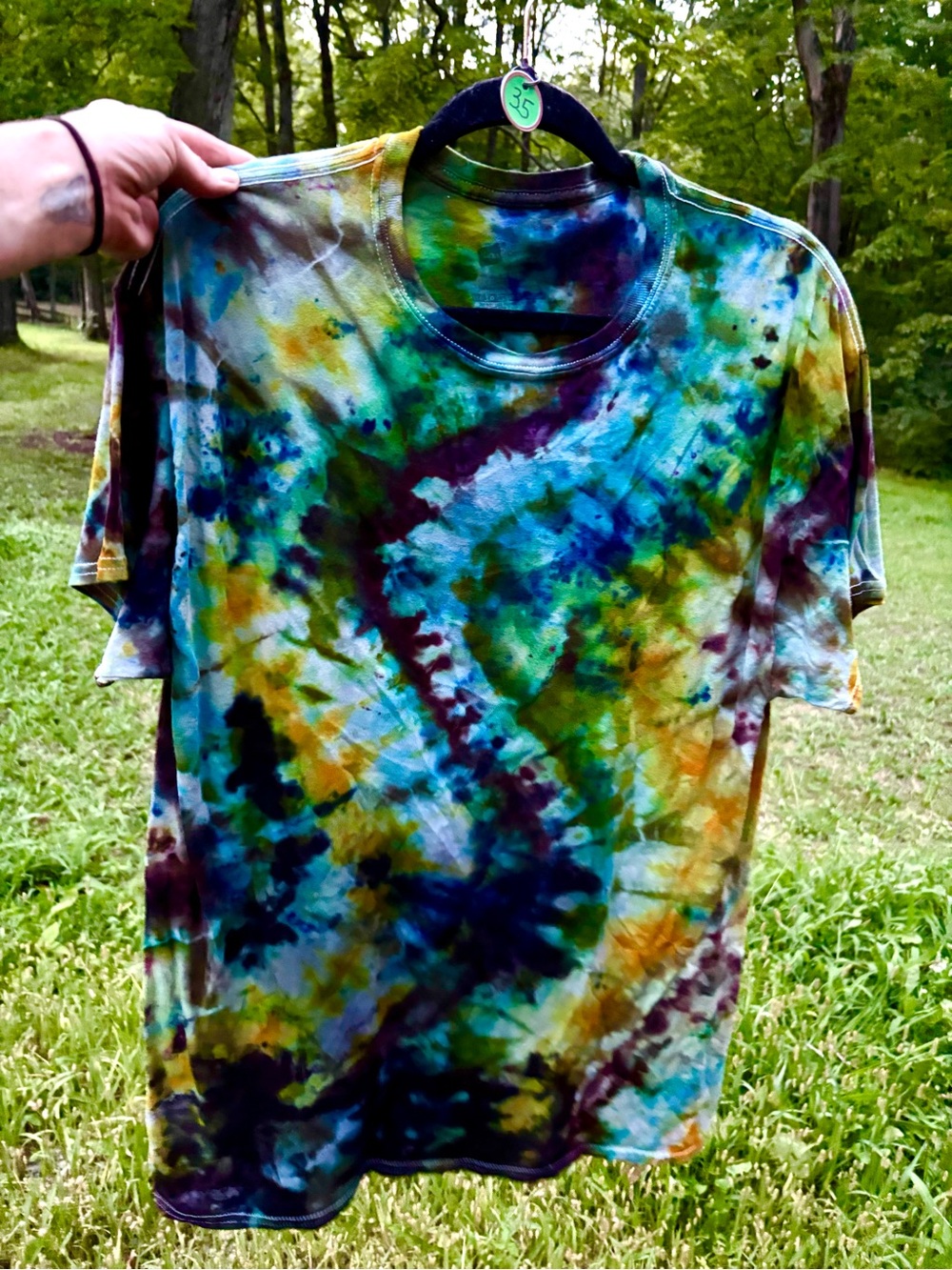 Tie-Dye Short Sleeve T-Shirt - Multicolor